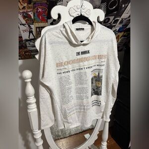Blooming News Graphic Hoodie